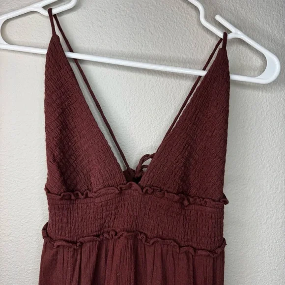 Free People Endless Summer Heat Haze Smocked Triangle Maxi Dress - Picture 4 of 9